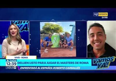 VamosYa❗️Dellien listo para jugar el Masters de Roma. Enfrentará al español Roberto Carballés.