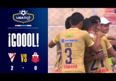 🏆43′ ¡Gol de Always Ready! José Martines define por encima de Elder Arauz y anota el segundo gol.