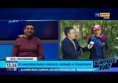 #VamosYa❗️ Alberto Illanes, Dt de Fc Univeristario nos habla sobre la actualidad del ‘manzanero’ 🍎
