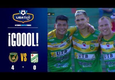 90+3′ ¡Gol de Gran Mamoré! Darwin Ríos se anticipa de cabeza para sellar la victoria beniana