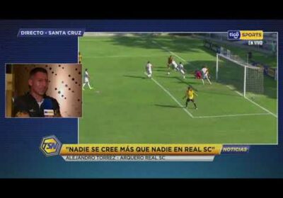 Alejandro Torrez – arquero de Real Santa Cruz: “Venimos compitiendo muy bien, la gente nos apoya”.
