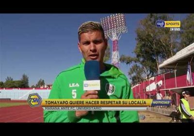 Tomayapo quiere hacer respetar su localía mañana ante FC. Universitario.