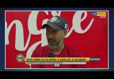 Cristian Díaz, DT. de Wilster, arma su plantel y analiza a Guabirá. Ve que su plantel está motivado.