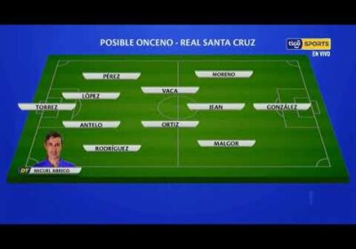 Este sería el posible Onceno de Real Santa Cruz.