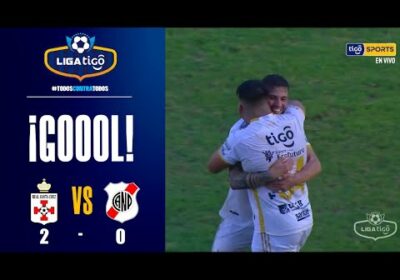 88′ ¡Gol de Real Santa Cruz! Walter Antelo anota el segundo gol tras un gran disparo de tiro libre.