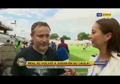 Real Santa Cruz volvió a jugar en su ‘Jaula’. Su hinchada disfrutó el triunfo ante Nacional Potosí.
