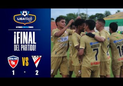 90+8′ ¡Final del partido! Always Ready derrotó a Royal Pari en Montero con doblete de Dorny Romero.