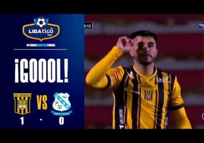 5′ ¡Gol de The Strongest! Enrique Triverio conecta de cabeza para anotar el primer gol atigrado.