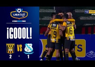 49′ ¡Gol de The Strongest! Enrique Triverio pone nuevamente en ventaja al ‘Tigre’.