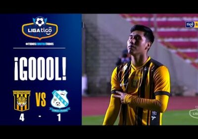 88′ ¡Gol de The Strongest! Zurdazo de Jeyson Chura para anotar el cuarto gol y convertir en goleada
