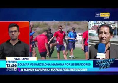 Bolívar juega mañana a las 20:00 hrs. por Copa Libertadores. Recibe a Barcelona de Ecuador.
