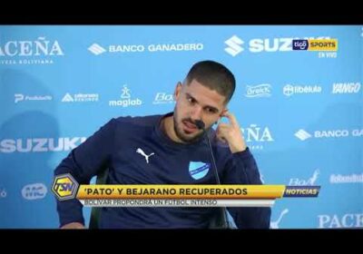 🚨’Pato’ y Bejarano recuperados. Bolívar propondrá un fútbol intenso.