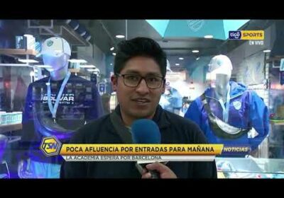 🚨Poca afluencia por entradas para mañana. La academia espera por Barcelona.