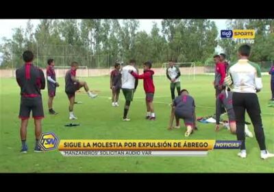 Sigue la molestia por expulsión de Ábrego. Los ‘Manzaneros’ solicitan los audios del VAR.