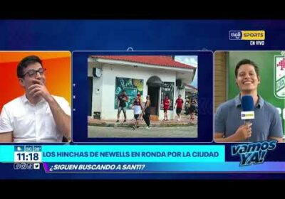 VamosYa❗️Los hinchas de Newell’s en ronda por la ciudad. ¿Siguen buscando a Santi? 🤔