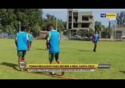 Toman recaudos para recibir a Real Santa Cruz. Álvarez por el expulsado Ábrego iría en el ataque.