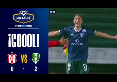 🏆20′ ¡Gol de Real Tomayapo! Disparo de Matías Noble y tremendo error de German Araúz.