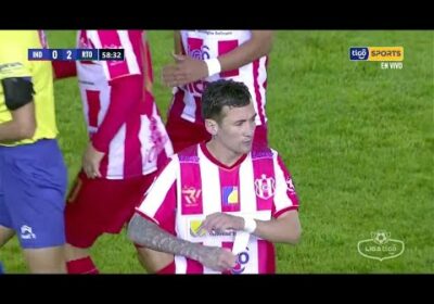 🏆58′ ¡Tarjeta roja para Dustin Maldonado! Independiente se quedó con un jugador menos.