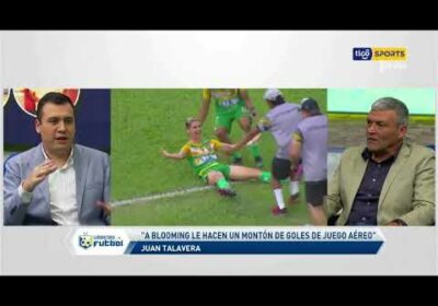 🔬Juan Talavera: “A Blooming le hacen un montón de goles de juego aéreo”.