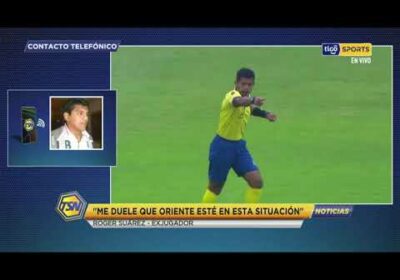#TigoSportsNoticias 🚨Roger Suárez: “La camiseta de Oriente no se la puede poner cualquiera”.
