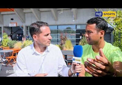 El tenista #1 de Bolivia, Hugo Dellien habla con #GiraMundial luego de su partido en Roland Garros