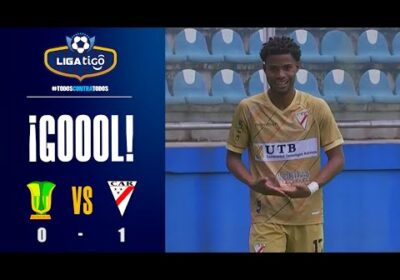 🏆18′ ¡Gol de Always Ready! Disparo cruzado de Dorny Romero para abrir el marcador en Villa Tunari.