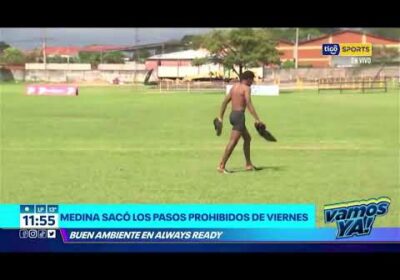 Buen ambiente en Always Ready, Medina sacó los pasos prohibidos de viernes.