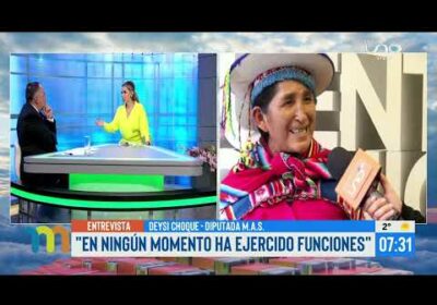 Cancillería ordena repliegue de Lidia Patty