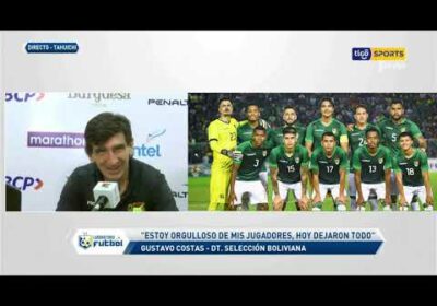 🔬Gustavo Costas habló en conferencia de prensa sobre el buen rendimiento de la selección.