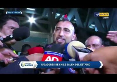 🔬Arturo Vidal habló con los medios de comunicación sobre el empate frente a Bolivia.