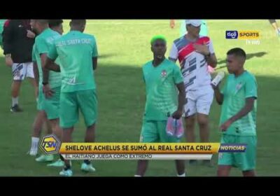 Shelove Achelus se sumó al Real Santa Cruz. El haitiano juega como extremo.