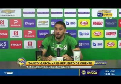 ‘Danco’ García ya es refuerzo de Oriente. El dominicano firmó por año y medio.