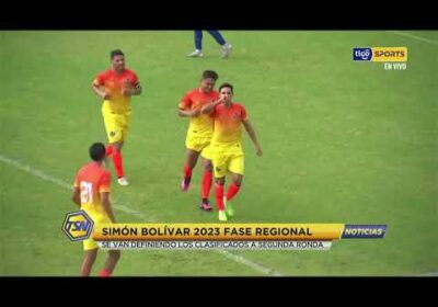 Simón Bolívar 2023 fase regional. Se van definiendo los clasificados a segunda ronda.