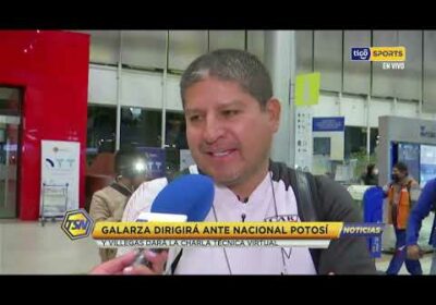 🚨Galarza dirigirá ante Nacional Potosí y Villegas dará la charla técnica virtual.