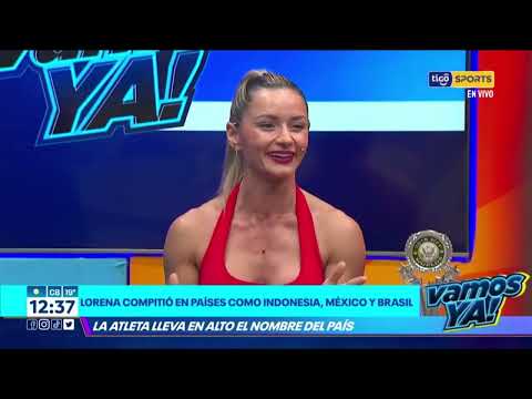 Lorena Paravicini, representó en varios torneos a Bolivia. Compite en