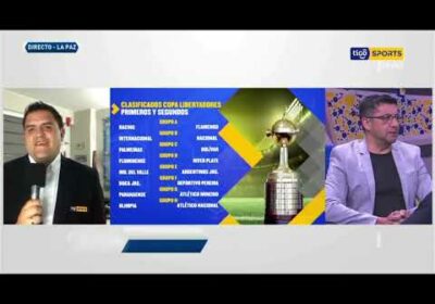 Esta es la placa de los clasificados en la Copa Libertadores.