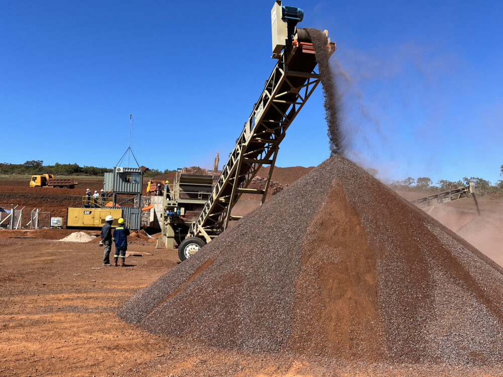 Mutún: “Planta de trituración de hierro” está lista para aumentar en 10 veces más la producción del mineral 