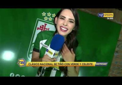 🚨Clásico Nacional se tiñó de verde y celeste.
