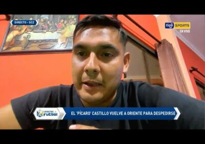 José Alfredo Castillo: “Es una responsabilidad y alegría poder despedirme en Oriente”.