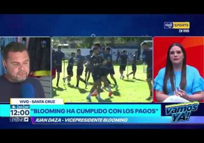 Juan Daza – Vicepresidente de Blooming, “Estamos negociando para prestar a los jugadores”