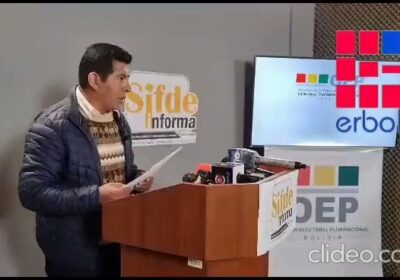 | #LaPaz Tahuichi Tahuichi, vocal del @TSEBolivia, informó que esa institución realiza la…