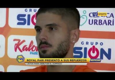 Royal Pari presentó a sus refuerzos. Están listos para debutar el domingo.