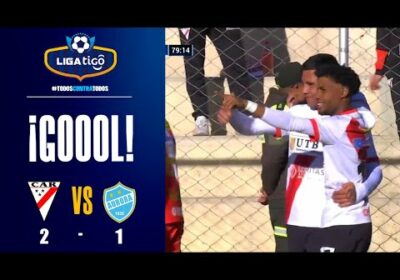 ¡Gol de Always Ready! Héctor Cuellar sacó un remate que sufre un leve desvío y llega hasta las redes