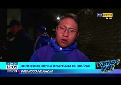 VamosYa❗️El desahogo del hincha de la ‘Academia’. Contentos con la levantada de Bolívar.