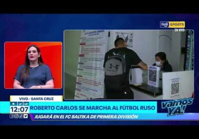 VamosYa❗️Así partió Roberto Carlos al fútbol ruso donde jugará en el FC Baltika de primera división.