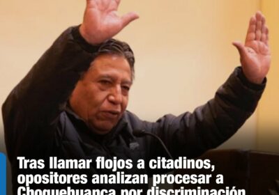 | #Politica En idioma aymara, Choquehuanca calificó de flojos a los citadinos en…