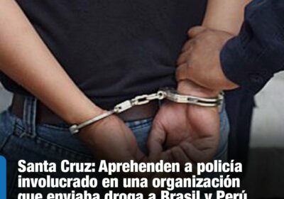 | #Seguridad La Fiscalía de #SantaCruz investiga una organización criminal dedicada al tráfico…