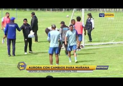 Aurora con cambios para mañana. Sienten la presión de ganar en la Copa Tigo.