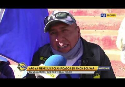 AFO ya tiene sus 3 clasificados en la Simón Bolívar. GV Villarroel, Sur Car y Real Oruro.
