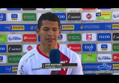 Estas fueron las palabras de José Martines jugador Tigo del partido.